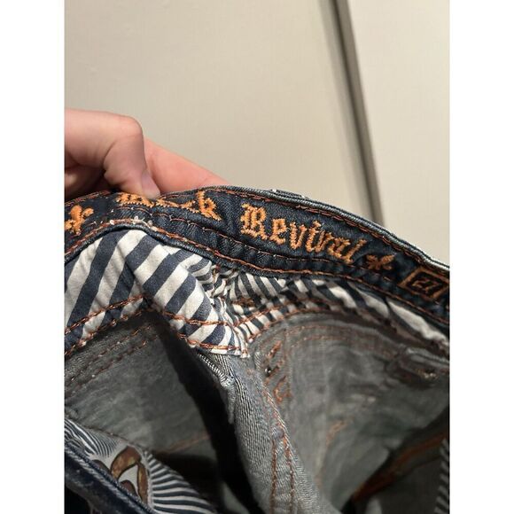 Rock Revival Women’s Size 27 Luna Easy Boot Cut Blue Jeans - Picture 2 of 7